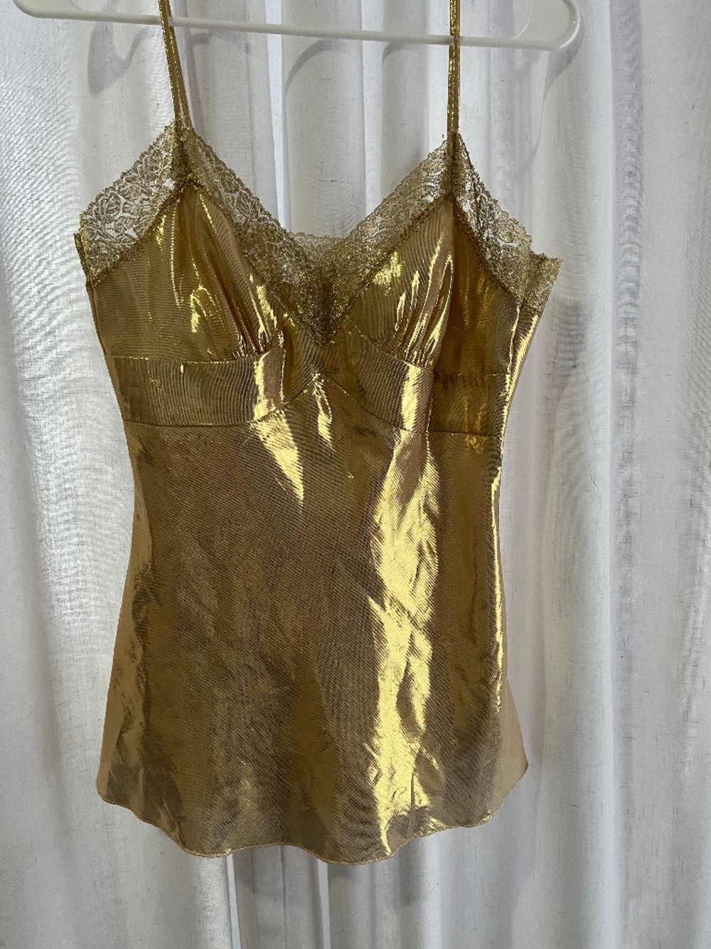 Trina Turk Gold Top Lo Angeles